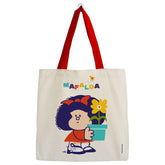 BOLSA ALGODON MAFALDA GRANDE CON PLANTITA | PREMIUM PAPER